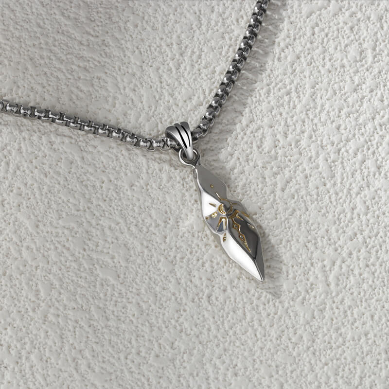 Personalized Vintage Wishing Stone Pendant Necklace