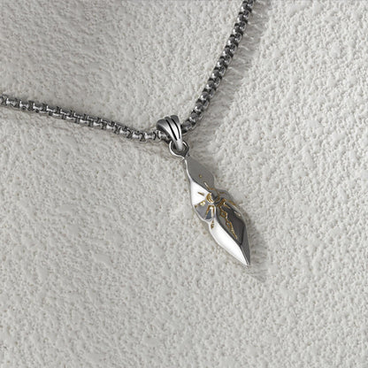 Personalized Vintage Wishing Stone Pendant Necklace