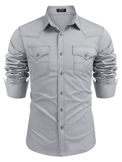 Western Cowboy Style Cotton Shirt (US Only)