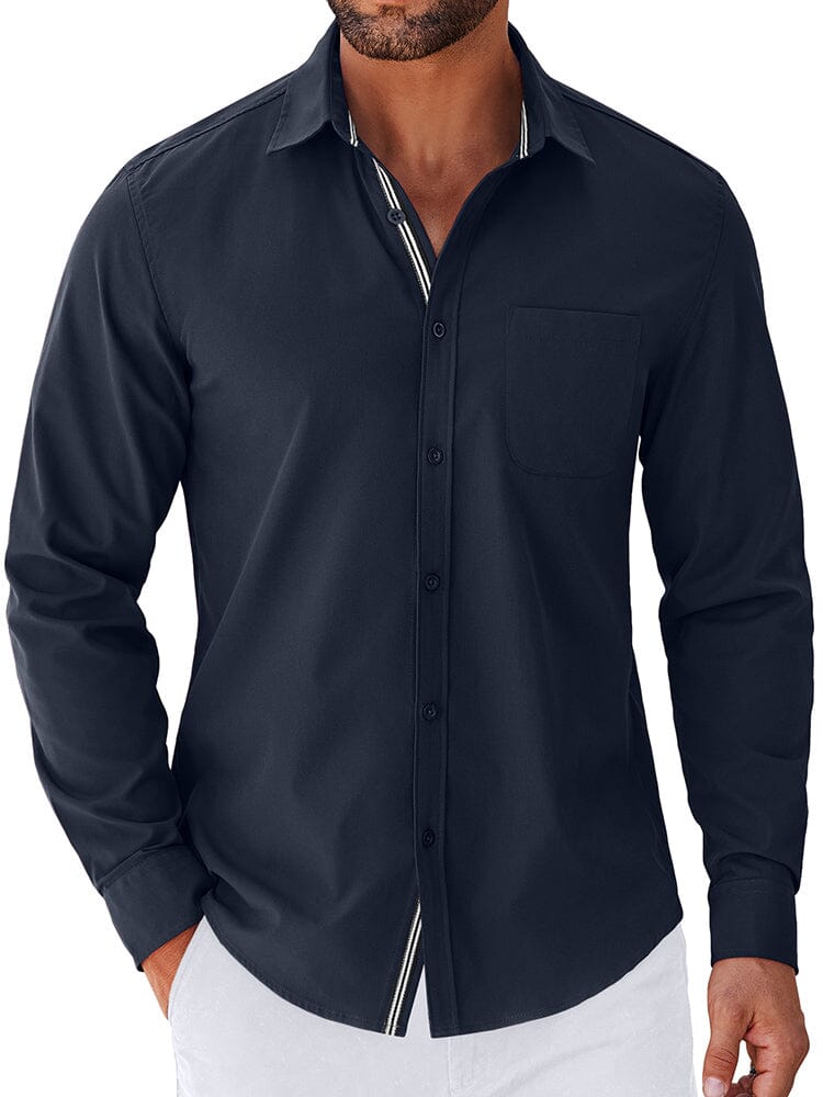 Elegant Untucked Dress Shirt (US Only)