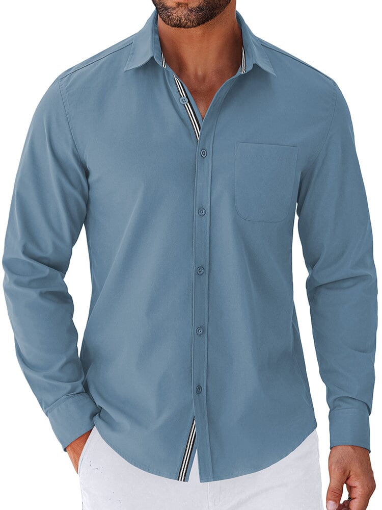 Elegant Untucked Dress Shirt (US Only)