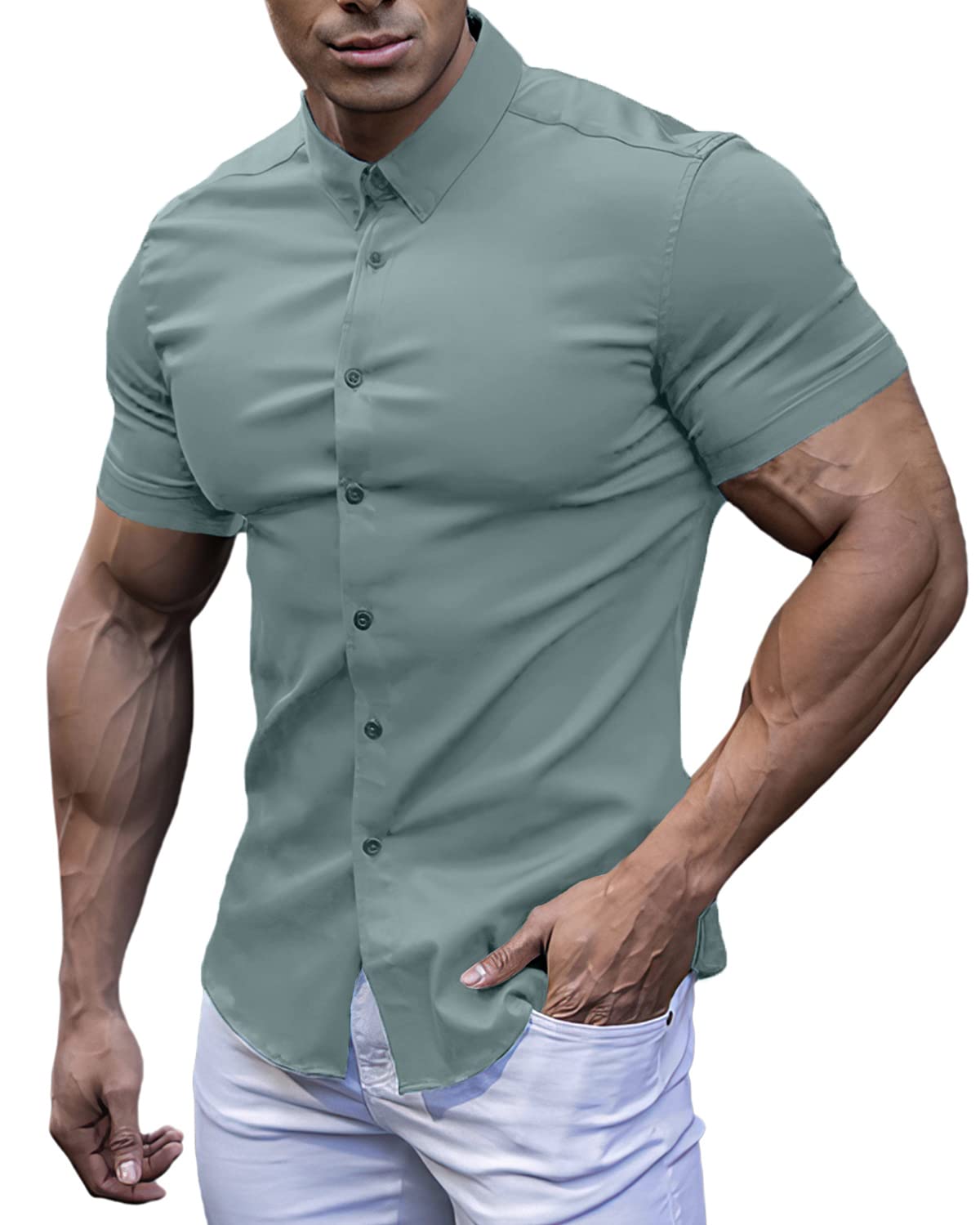 Essential Muscle Fit Dress Shirt