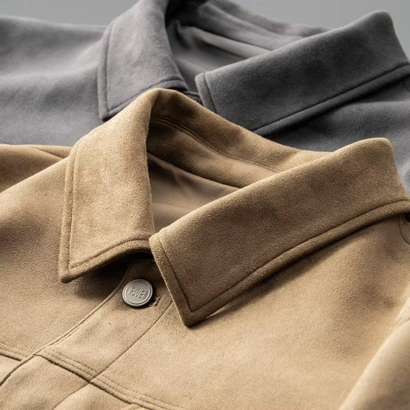 Chictango Suede Button-Down Jacket