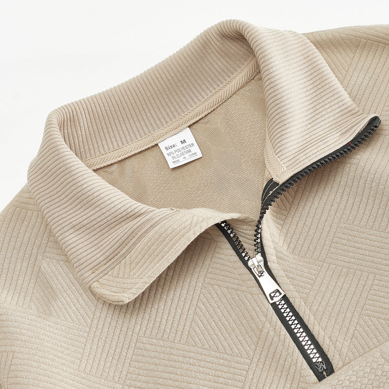 Chictango Cable Knit Zip Up Sweatshirt