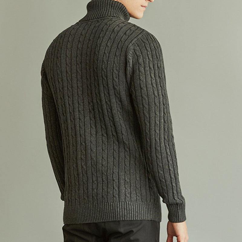 Chictango Cable Knit Halterneck Sweater