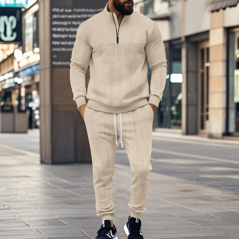 Chictango Cable Knit Polo Set