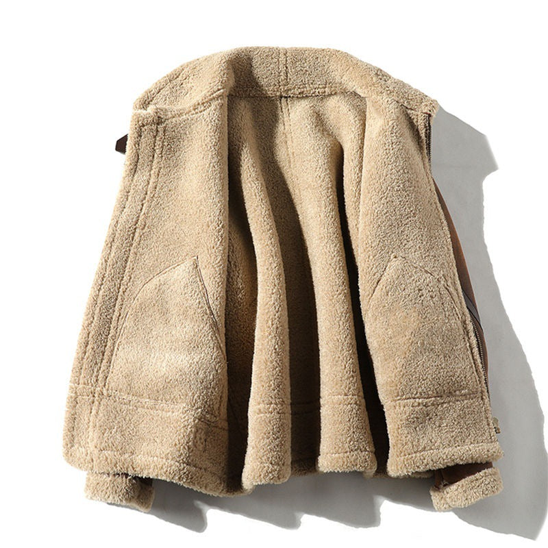 Chictango Sherpa Fleece Suede Jackets