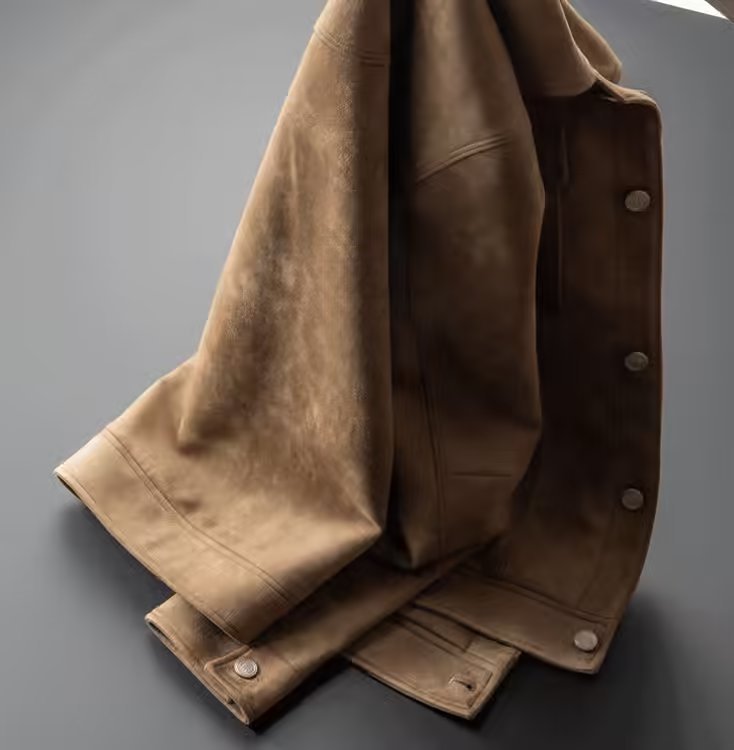 Chictango Suede Button-Down Jacket