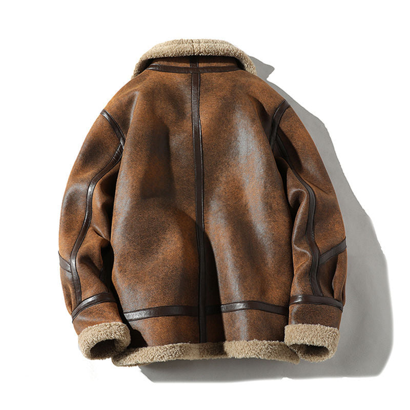 Chictango Sherpa Fleece Suede Jackets