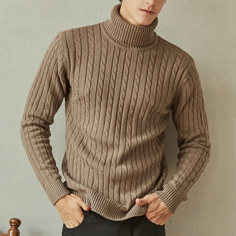 Chictango Cable Knit Halterneck Sweater