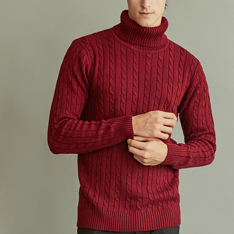 Chictango Cable Knit Halterneck Sweater