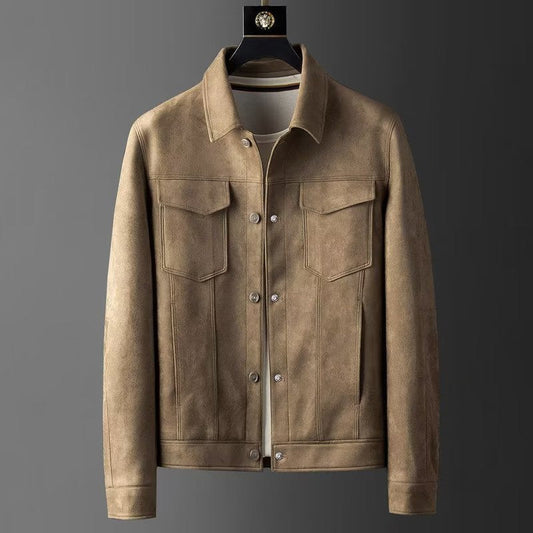 Chictango Suede Button-Down Jacket