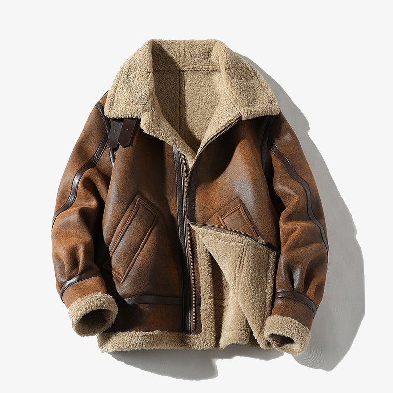 Chictango Sherpa Fleece Suede Jackets