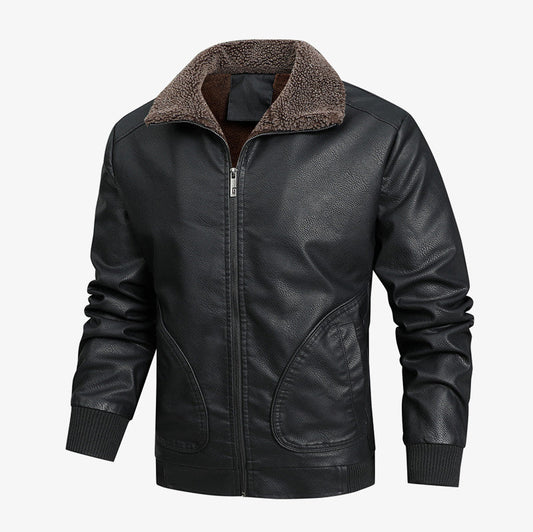 Chictango HJ007 Fleece Leather Jacket