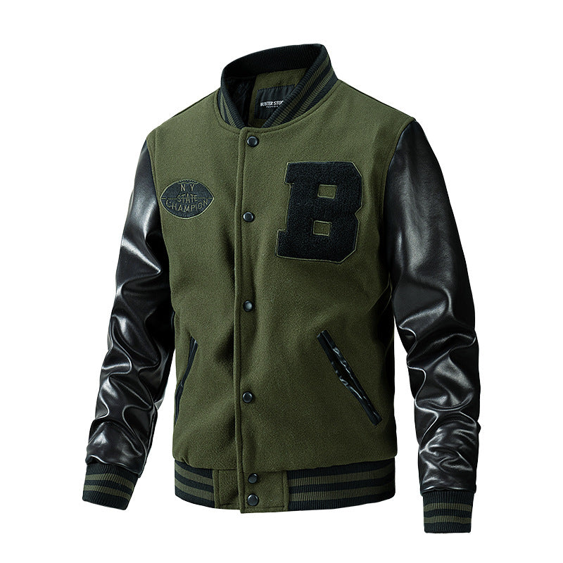 Chictango Patchwork Baseball Jackets