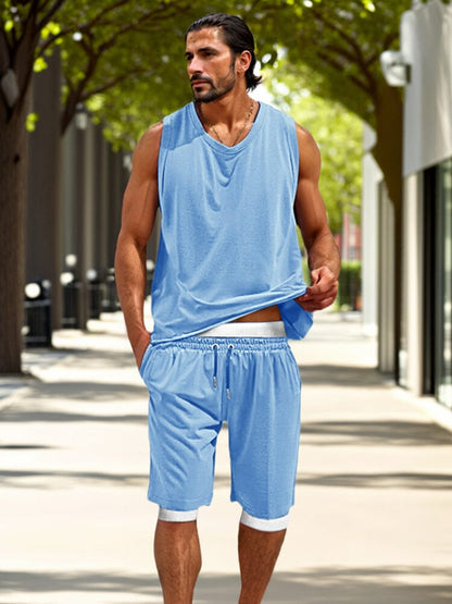 Athleisure 2-Piece Tank Top Set