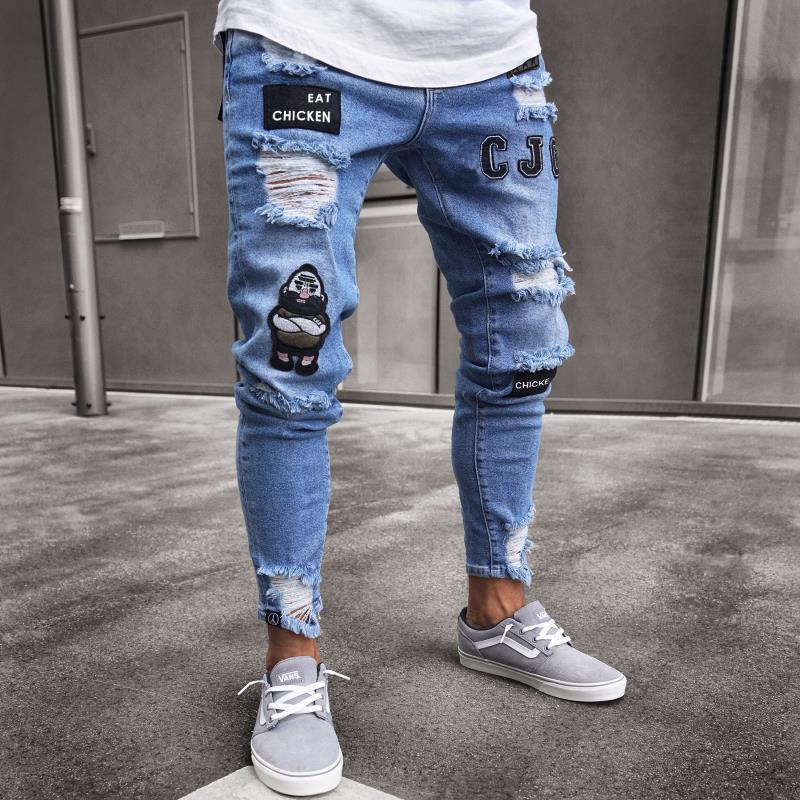 Chictango Ripped Slim Jeans