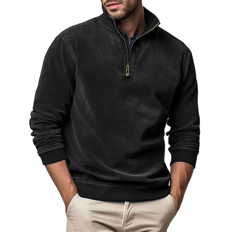 Chictango Faux Quarter-Zip Pullover