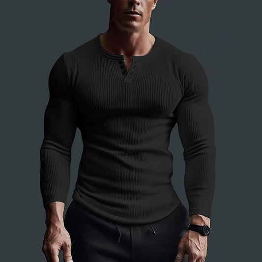 Chictango Ribbed Henley Shirt