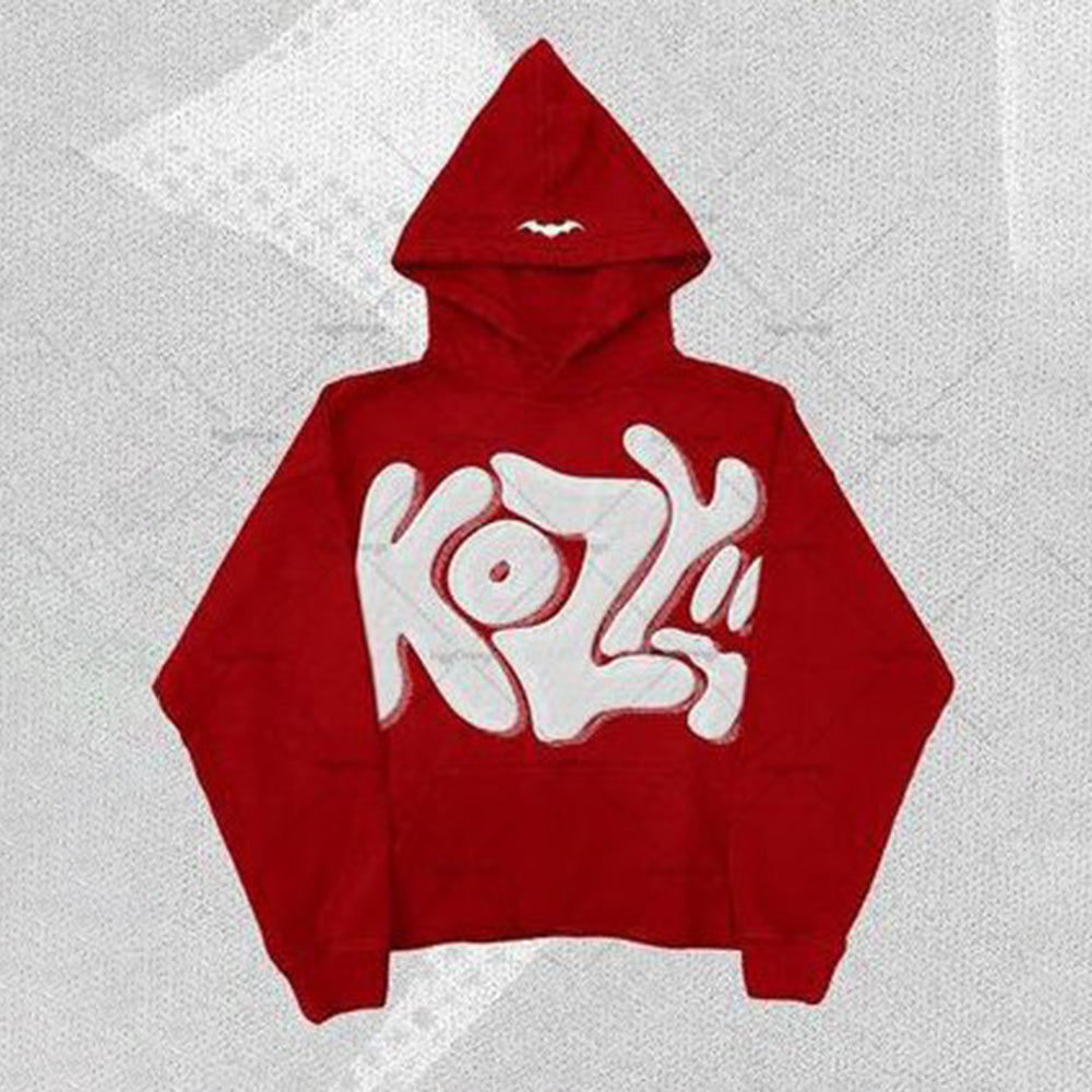 Chictango Letter Ptrinted Loose Hoodie