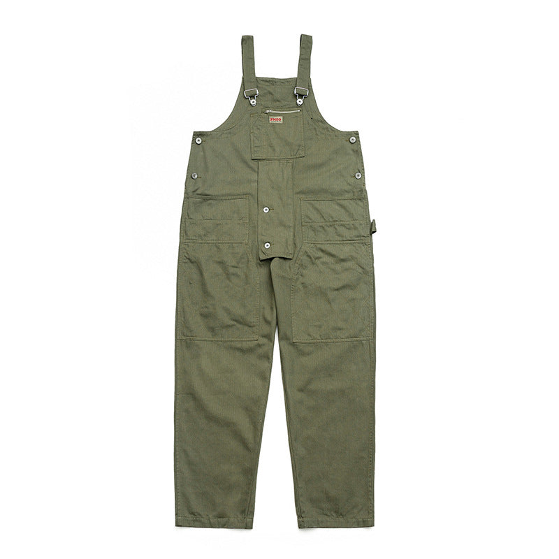 Chictango Plaid Cotton Overalls