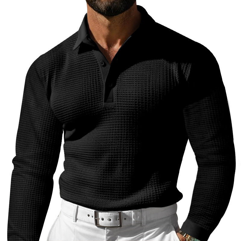 Chictango Waffle Casual Polo Shirt