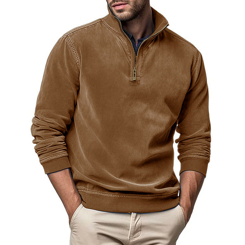 Chictango Faux Quarter-Zip Pullover