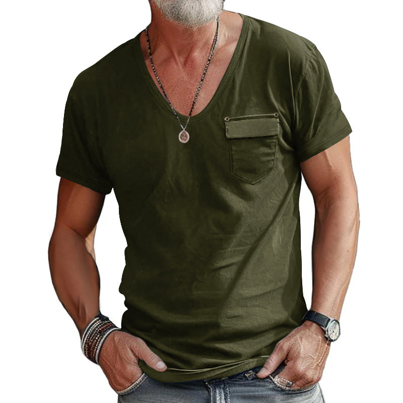 Chictango Pocket V Neck Tee