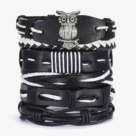 Chictango Punk Braided 6Pcs Bracelets