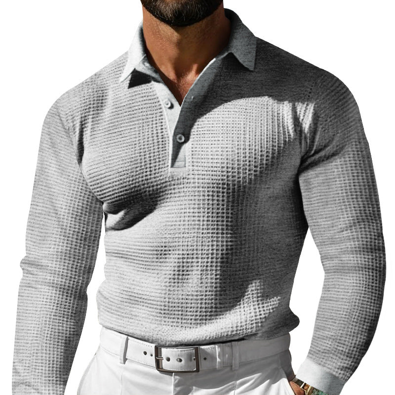 Chictango Waffle Casual Polo Shirt