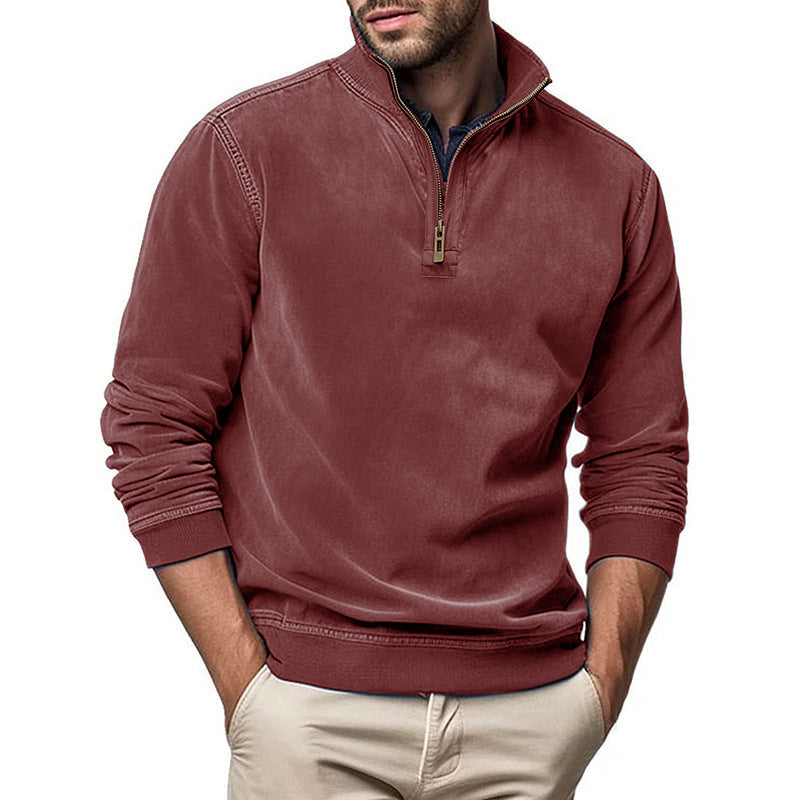 Chictango Faux Quarter-Zip Pullover