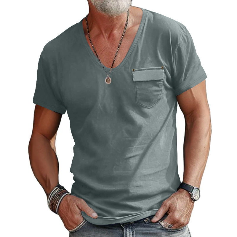 Chictango Pocket V Neck Tee