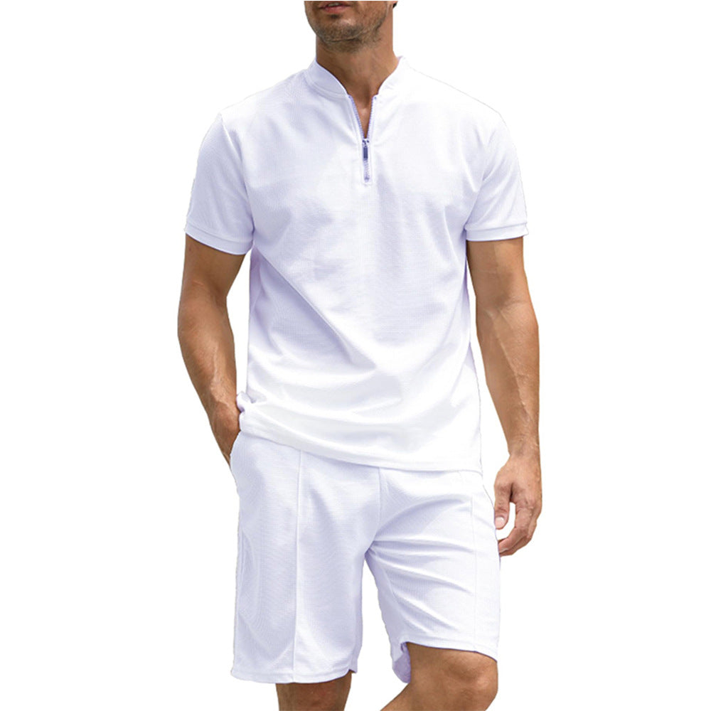 Chictango Zipper Polo 2-Piece Set