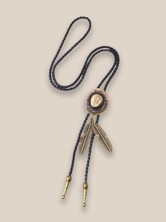 Western Cowboy Bolo Tie Necklace