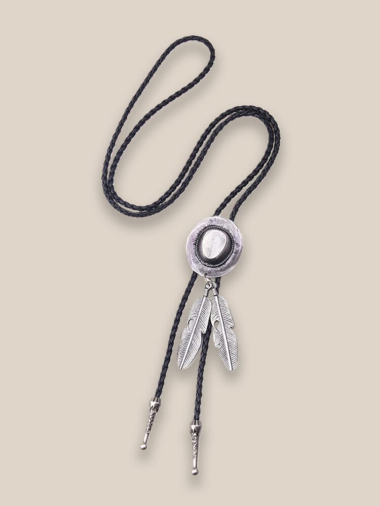 Western Cowboy Bolo Tie Necklace