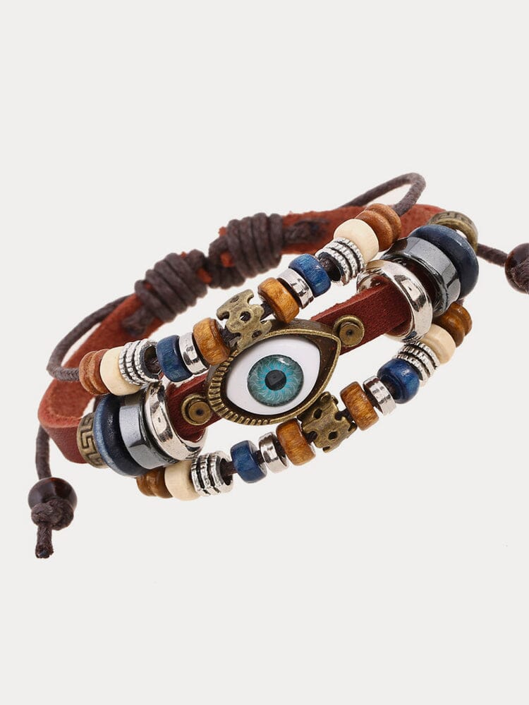 Bohemian Mystical Eye Beaded Bracelet
