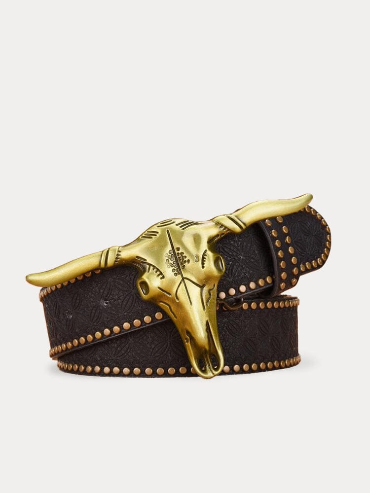 Vintage Western Cowboy PU Belt