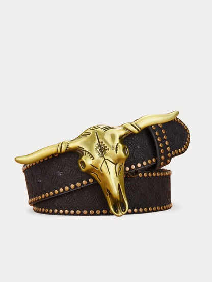 Vintage Western Cowboy PU Belt