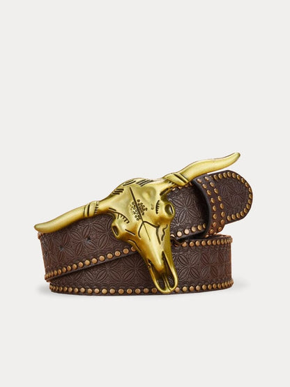 Vintage Western Cowboy PU Belt