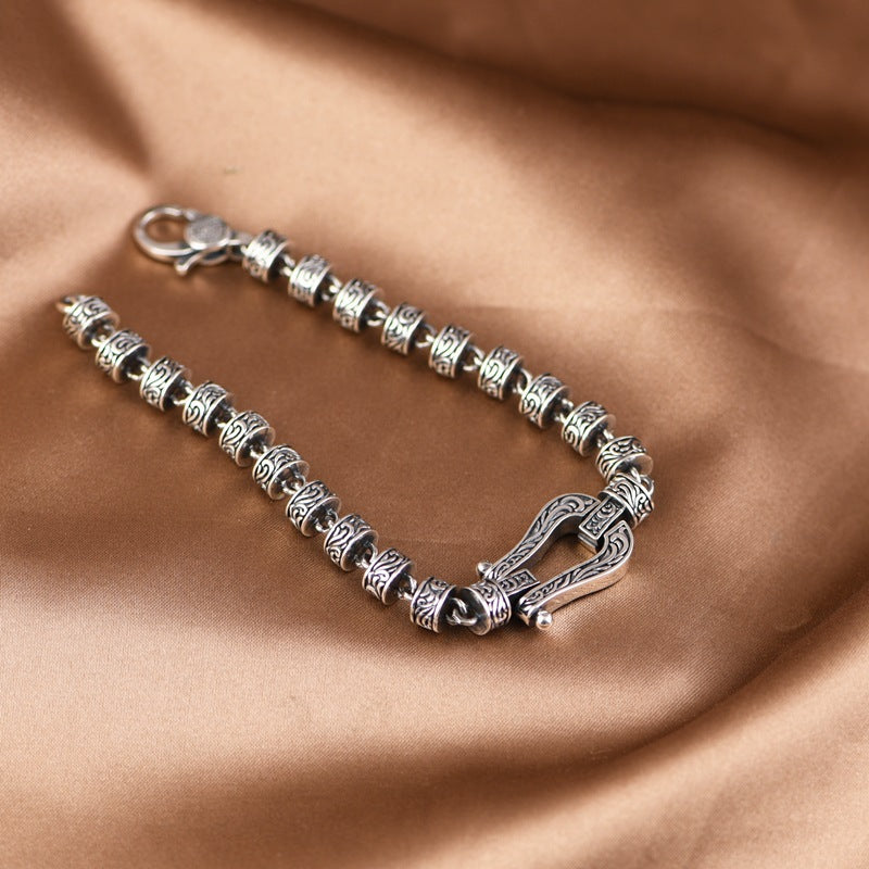 Belt buckle shaped bracelet