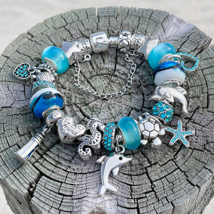 Defend the Dolphins Charm Bracelet