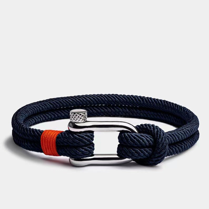 S925 Minimalist Nautical Rope Bracelet