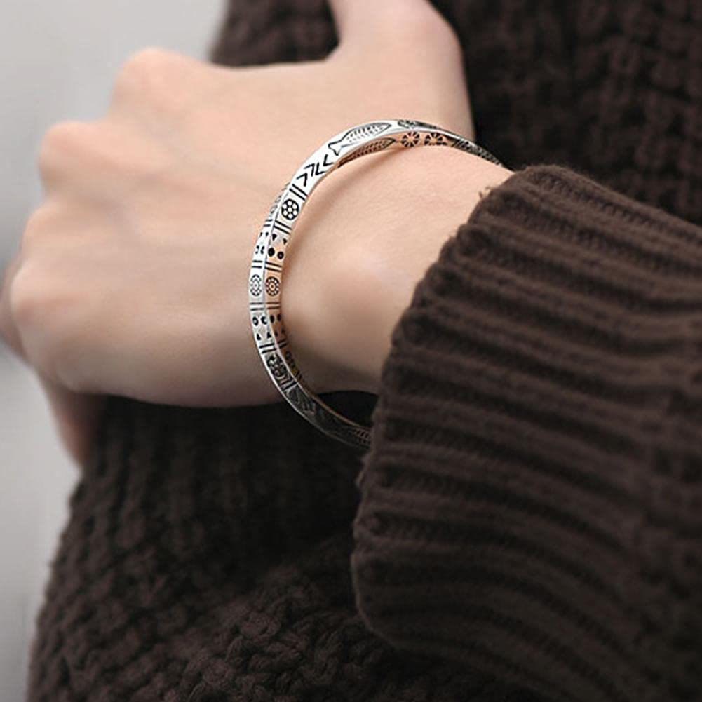 Nordic Silver Viking Bracelet