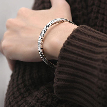 Nordic Silver Viking Bracelet