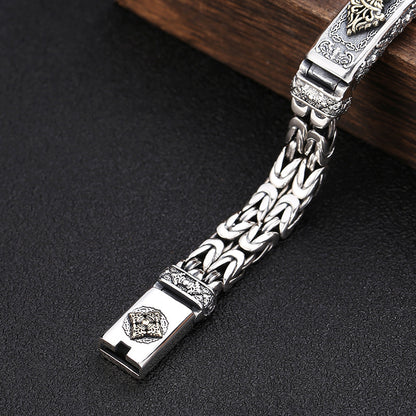 925 Silver original hip hop character bracelet