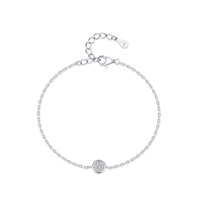 Exquisite Round Diamond Bracelet