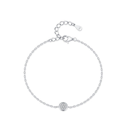 Exquisite Round Diamond Bracelet