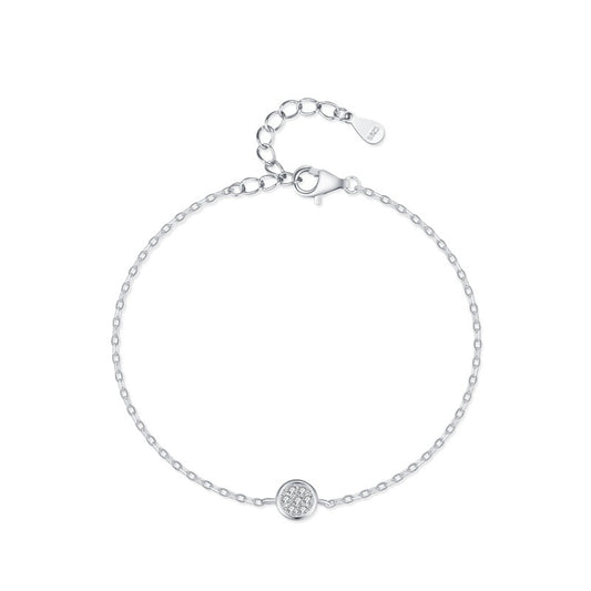 Exquisite Round Diamond Bracelet