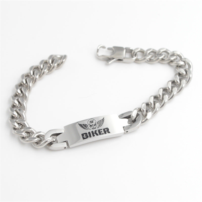 Lettering Plain Bracelet