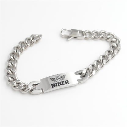 Lettering Plain Bracelet